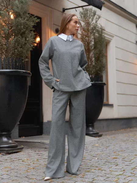 Штани класичні Seventeen кашемір сірий