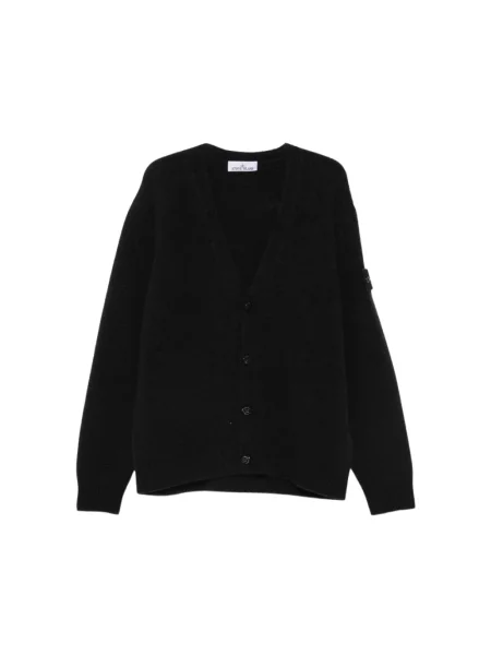 Kardigan Stone Island z kamieniami czarny