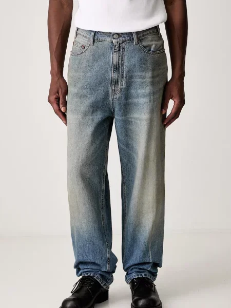 Blugi Straight-Leg Jeans Medium Blue 33 albastru