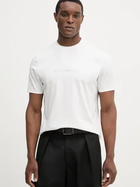 Emporio Armani tričko béžové