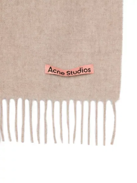 Vilnonis šalikas Acne Studios su kutais