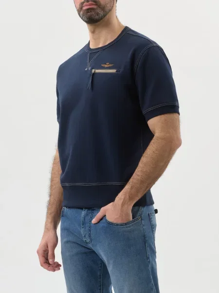 Футболка Aeronautica Militare синяя