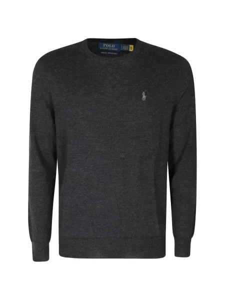 Szarvasbőr hímzett pólóing Polo Ralph Lauren barna