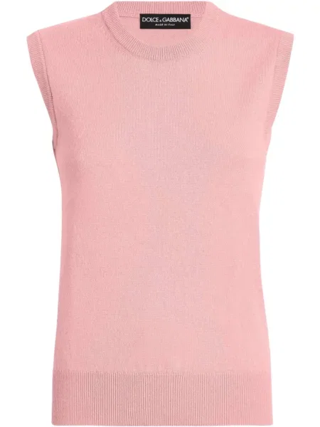 Vestă Dolce & Gabbana din cașmir roz