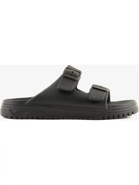 Klapki Armani Exchange AX Buckled czysty 39 czarny