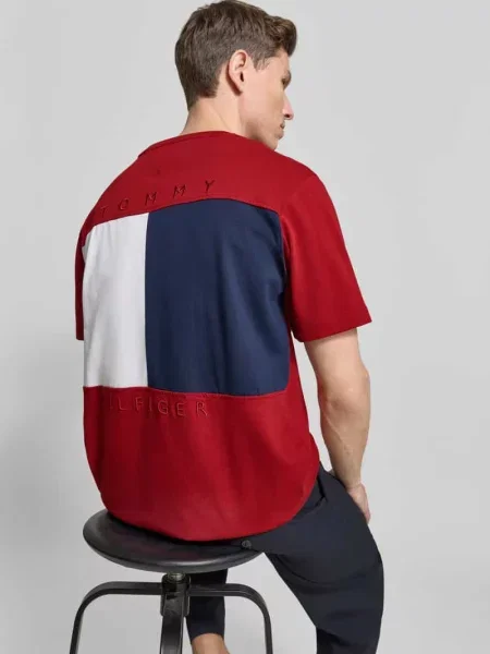 T-shirt o kroju relaxed fit z czystej bawełny Tommy Hilfiger