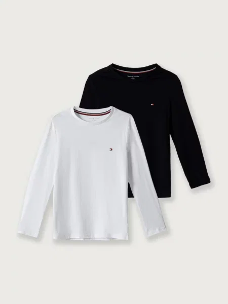 Тениска с дълъг ръкав Tommy Hilfiger бяло