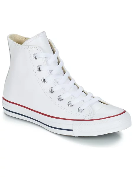 Usnjene superge Converse Chuck Taylor All Star bela