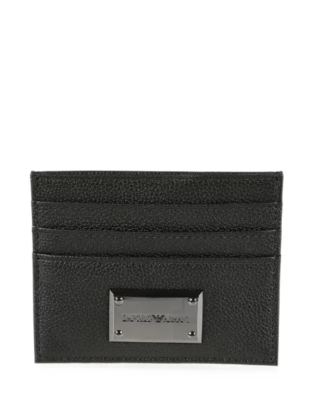 Portofel Emporio Armani cu autograf negru
