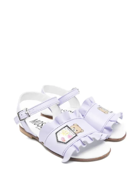 Sandały dziecięce Moschino fioletowe