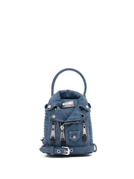 Baikeris kuprinė Moschino mėlyna