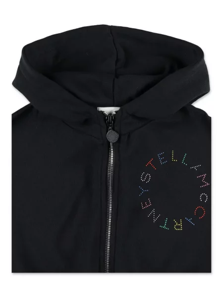 Bluza z kapturem dziecięca Stella Mccartney czarna