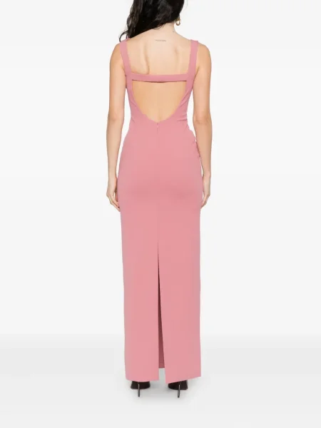 Rochie maxi Solace London de costum roz