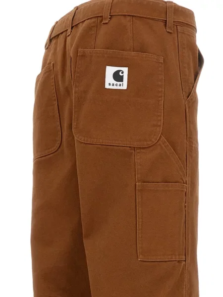 Pantaloni Sacai maro