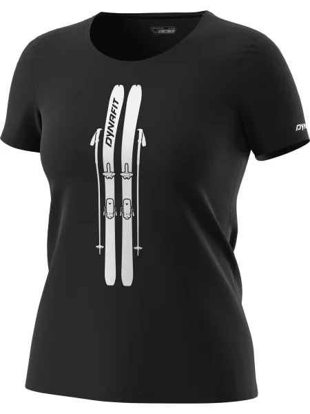 DYNAFIT Graphic Cotton Футболка чорний