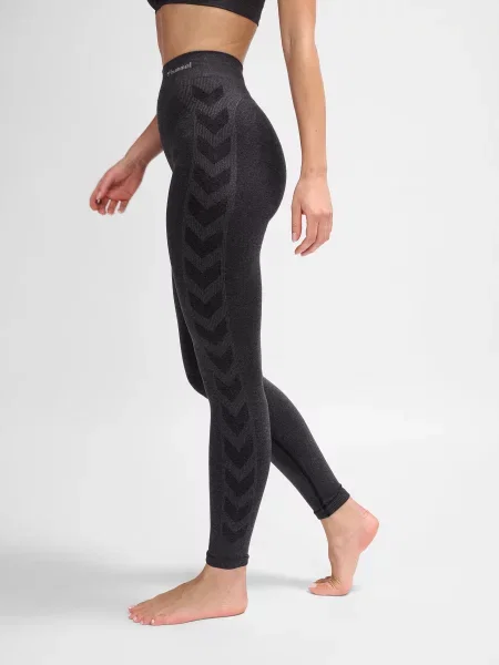 Rajstopy Hummel hmlci mid waist czarne