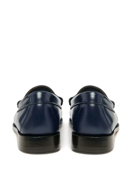 Pantofi loafer G.h.bass din piele albastru