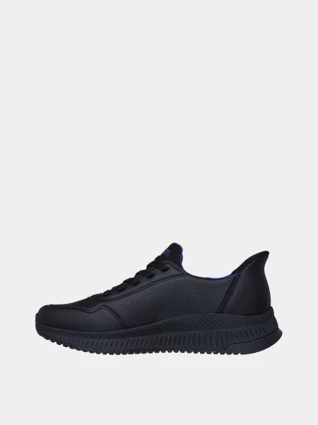 Кожаные кроссовки Skechers черные