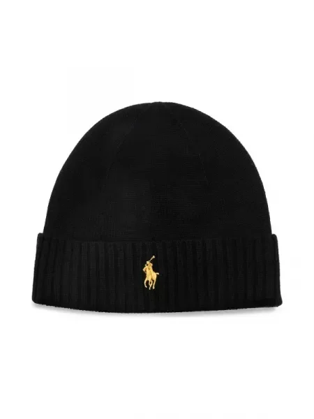POLO RALPH LAUREN de lână căciulă negru