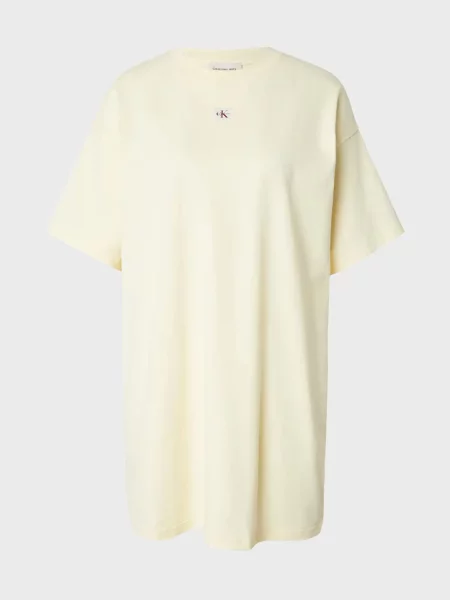 Джинсова сукня Calvin Klein Jeans жовта