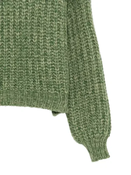 Lung pulover Liska chunky verde