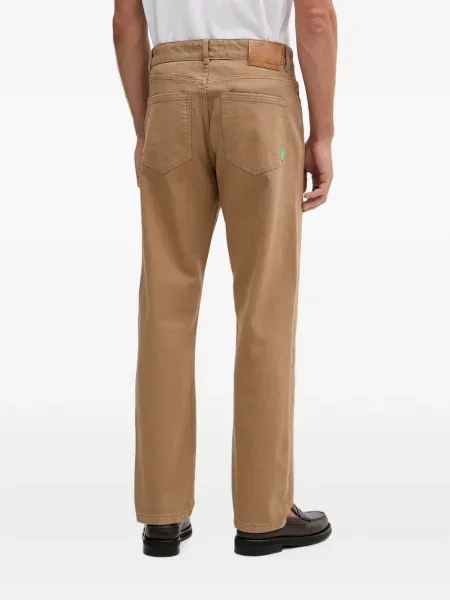 Pantaloni Benetton cu autograf maro