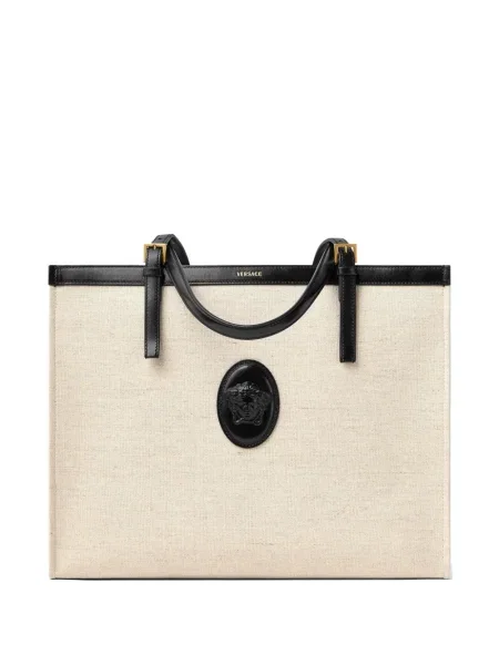 Geantă Versace din canvas mari