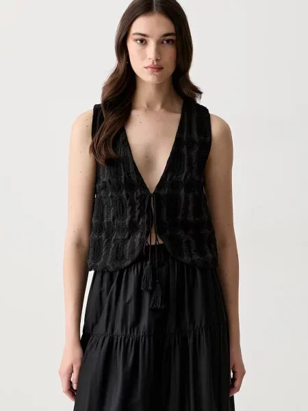Haveone vestă pentru femei negru