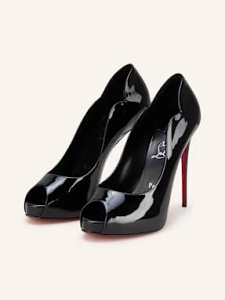 Lakierowana czółenka Christian Louboutin czarna