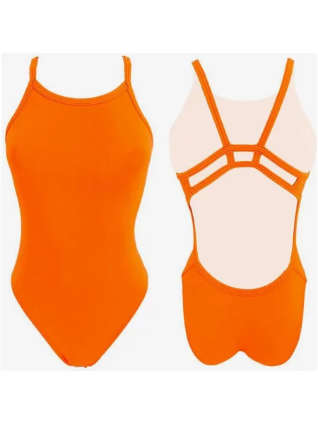 Strój kąpielowy Turbo Kraken Comfort cienkie ramiączka M pomarańczowy