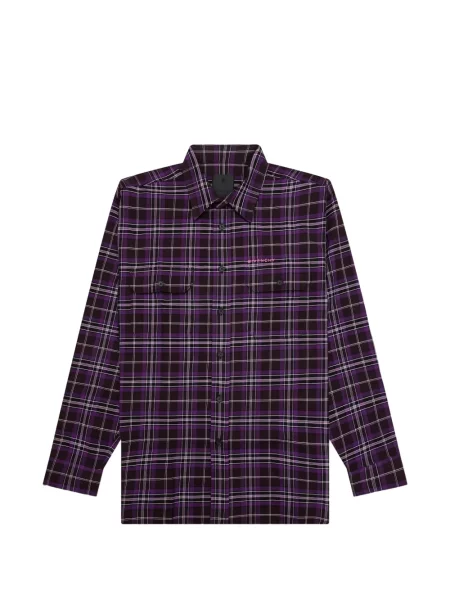 Cămașă Givenchy în carouri cu imagine violet