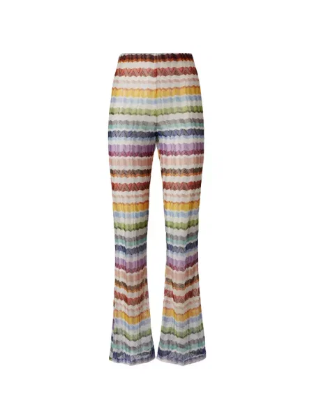 Pantaloni Missoni tricotate galben