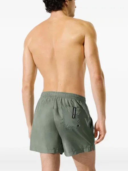Slip de baie Karl Lagerfeld scurt verde