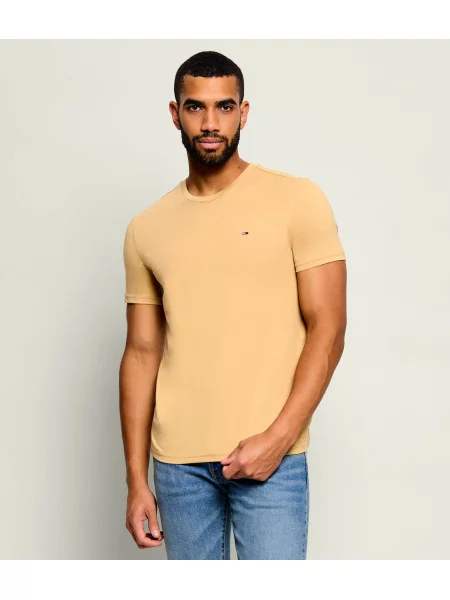 Tommy Jeans Tricou | Extra slim fit bej