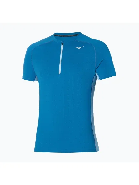 Мъжка тениска Mizuno Trail DryAeroFlow HZ Tee федерално за бягане синьо