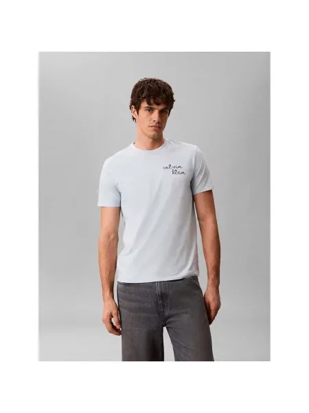 Tricou Calvin Klein Jeans albastru