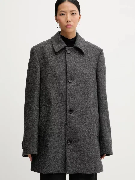 Bally palton de lână gri