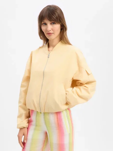JJXX Bluza JXLeila Kobiety Sztuczne włókno S żółty