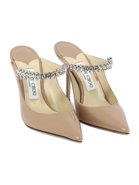 Klapki Jimmy Choo różowe