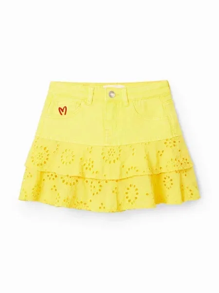 Desigual Dětská sukně žluté