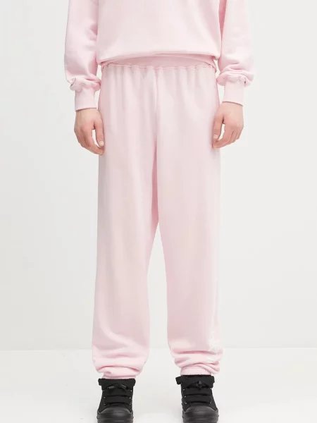 Bombažen spodnji del trenirke No Problemo No Problemo Sweatpant roza