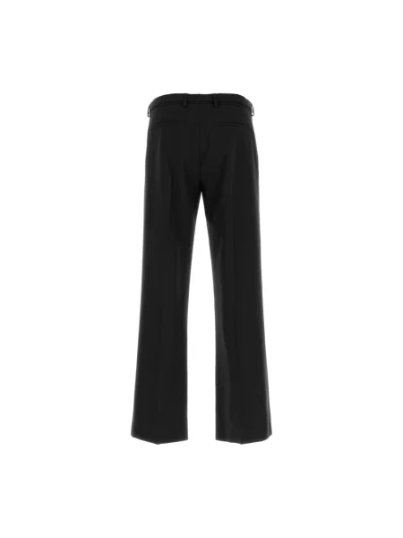Spodnie Dries Van Noten wełniane czarne