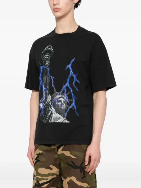 Tricou Melt cu imagine negru