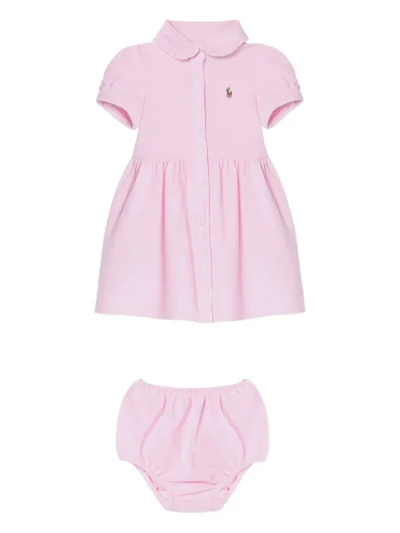 Sukienka dziecięca Polo Ralph Lauren różowa