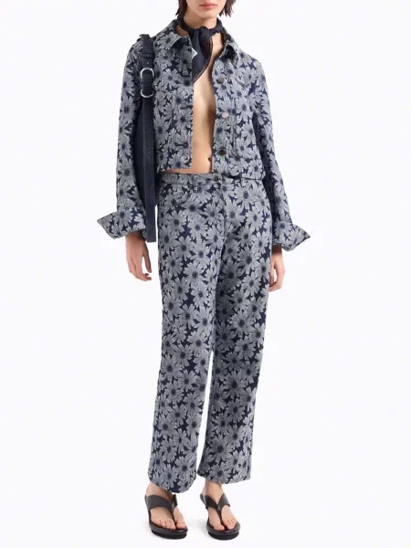 Устойчивый джинсы бойфренды Emporio Armani синие