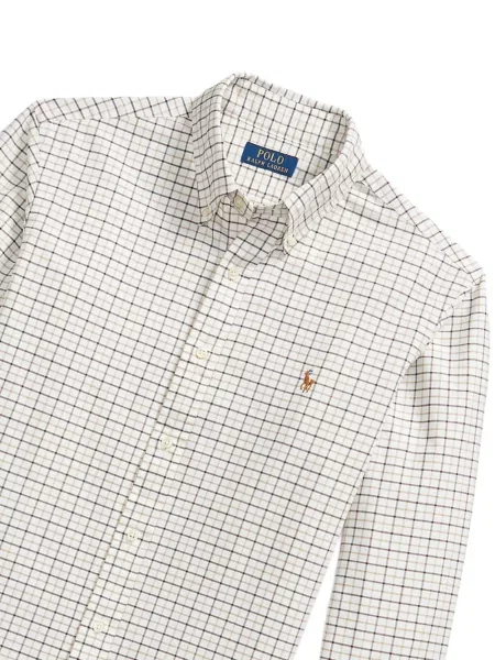 Πλεκτό polo Polo Ralph Lauren με σχέδιο με λαιμόκοψη v πράσινο