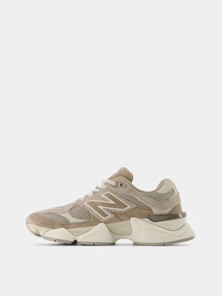 Кожаные повседневные кроссовки New Balance коричневые