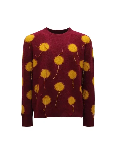 Sweter Amaránto wełniany czerwony