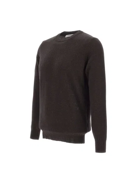 Sweter Kangra wełniany brązowy
