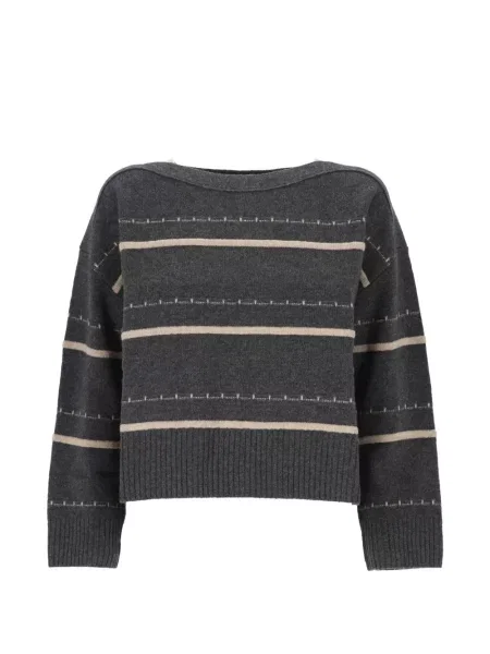 Pulover Pennyblack cu dungi gri